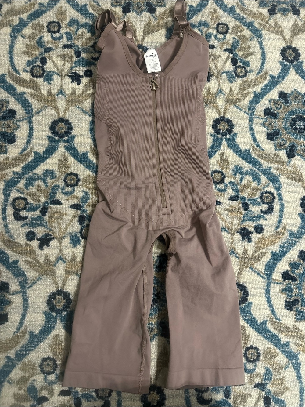 Berniza Brown Full Body Compression Shapewear Knee Length